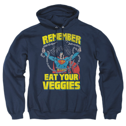 Superman Veggie Power - Pullover Hoodie Pullover Hoodie Superman   