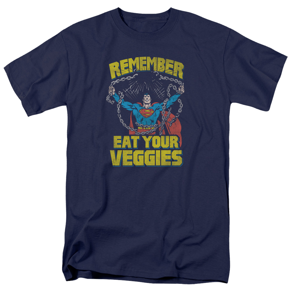 Superman Veggie Power - Men's Regular Fit T-Shirt Men's Regular Fit T-Shirt Superman   