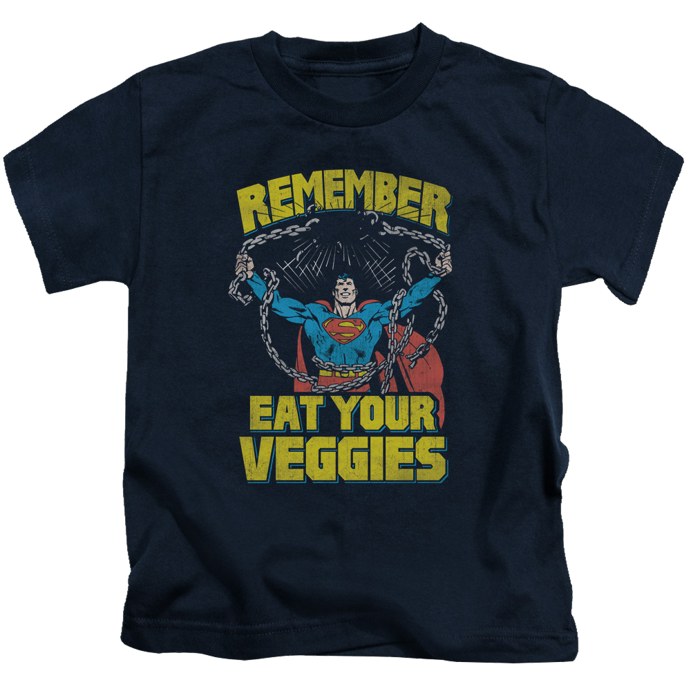 Superman Veggie Power - Kid's T-Shirt Kid's T-Shirt (Ages 4-7) Superman   