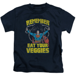 Superman Veggie Power - Kid's T-Shirt Kid's T-Shirt (Ages 4-7) Superman   