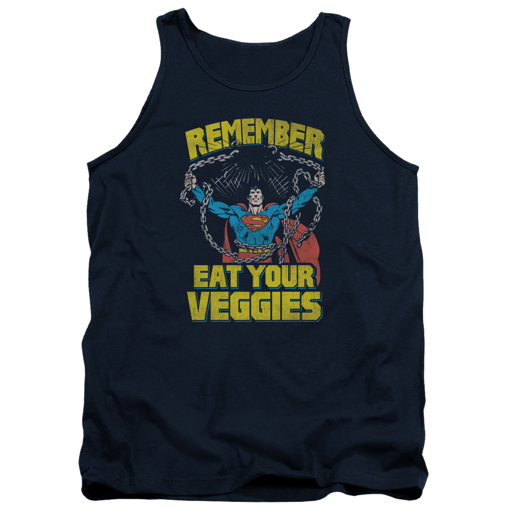 Superman Veggie Power - Men's Tank Top Men's Tank Superman   