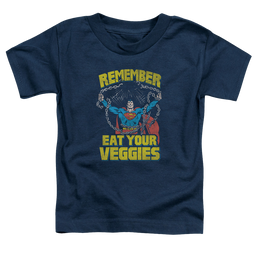 Superman Veggie Power - Toddler T-Shirt Toddler T-Shirt Superman   