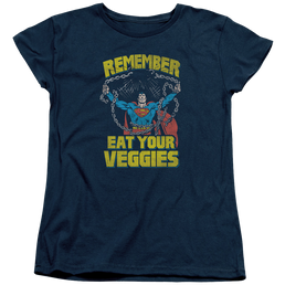 Superman Veggie Power - Women's T-Shirt Women's T-Shirt Superman   
