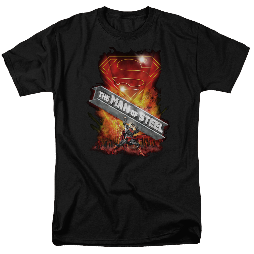 Superman Steel Girder - Men's Regular Fit T-Shirt Men's Regular Fit T-Shirt Superman   