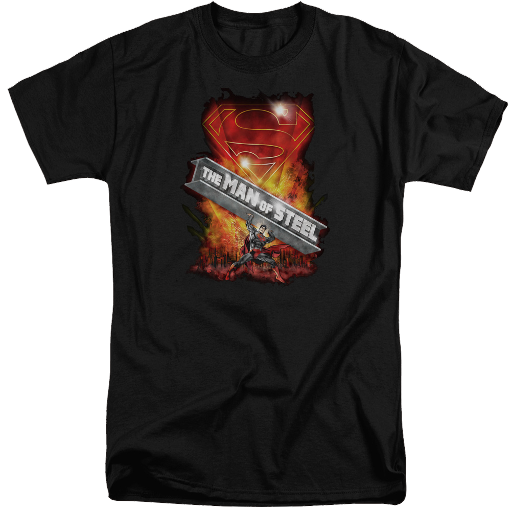 Superman Steel Girder - Men's Tall Fit T-Shirt Men's Tall Fit T-Shirt Superman   