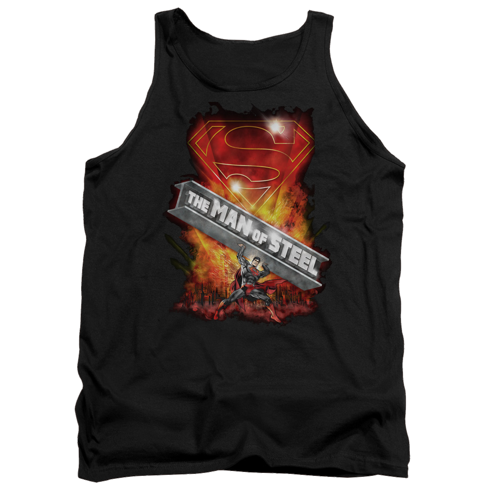 Superman Steel Girder - Men's Tank Top Men's Tank Superman   