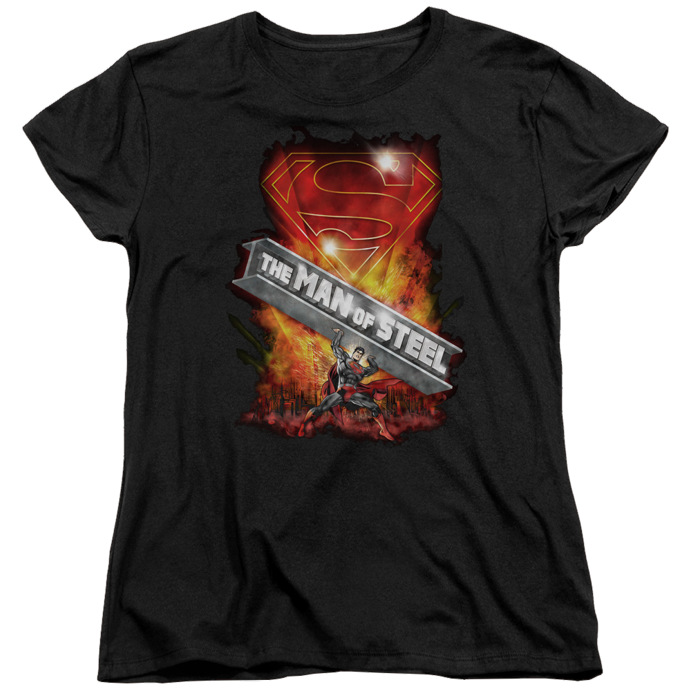 Superman Steel Girder - Women's T-Shirt Women's T-Shirt Superman   