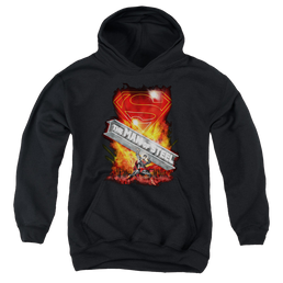 Superman Steel Girder - Youth Hoodie Youth Hoodie (Ages 8-12) Superman   