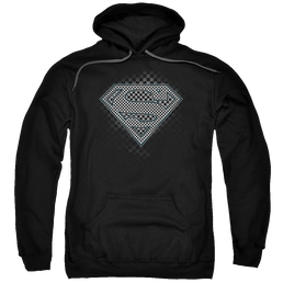 Superman Checkerboard - Pullover Hoodie Pullover Hoodie Superman   