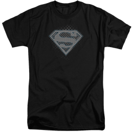 Superman Checkerboard - Men's Tall Fit T-Shirt Men's Tall Fit T-Shirt Superman   