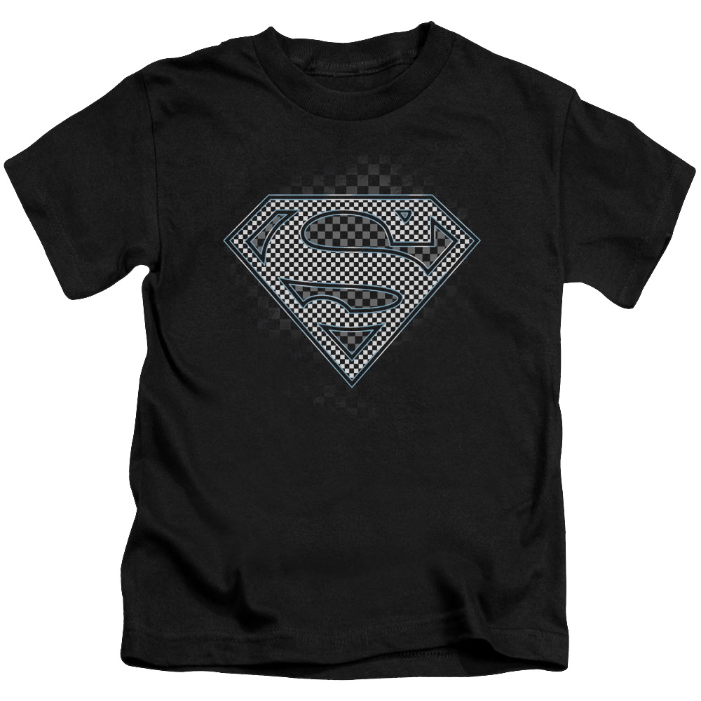 Superman Checkerboard - Kid's T-Shirt Kid's T-Shirt (Ages 4-7) Superman   