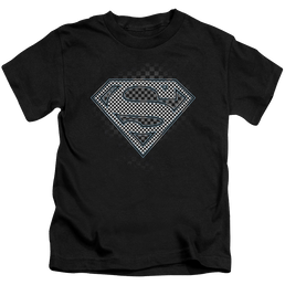 Superman Checkerboard - Kid's T-Shirt Kid's T-Shirt (Ages 4-7) Superman   