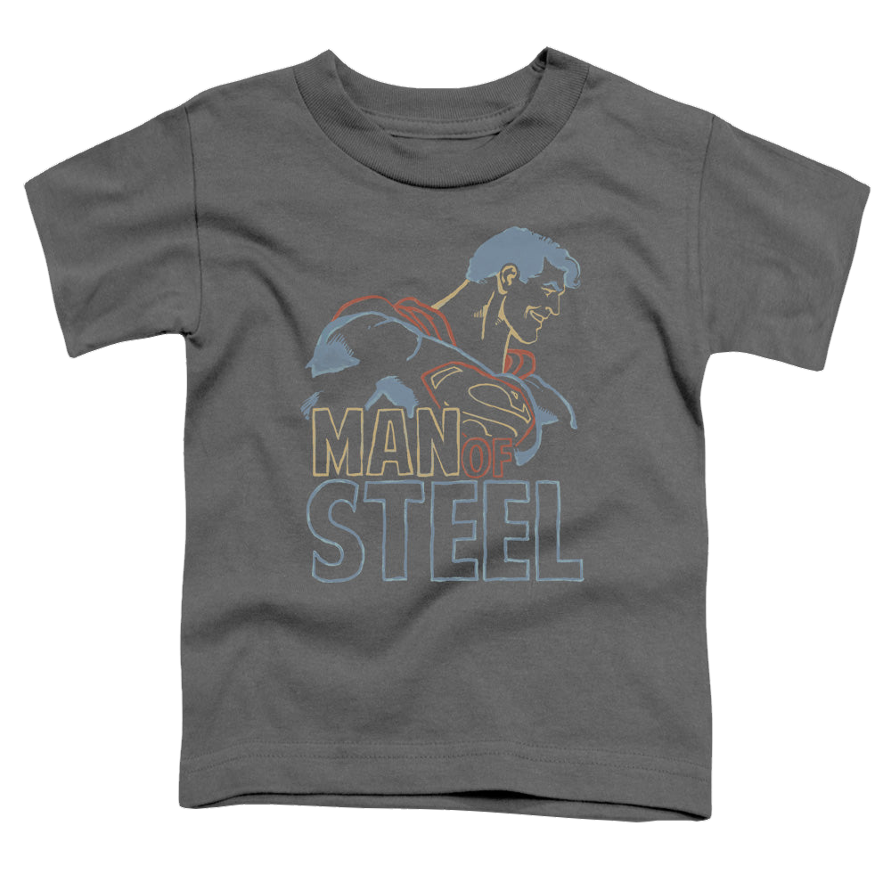 Superman Colored Lines - Toddler T-Shirt Toddler T-Shirt Superman   