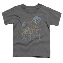 Superman Colored Lines - Toddler T-Shirt Toddler T-Shirt Superman   