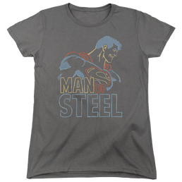 Superman Colored Lines - Women's T-Shirt Women's T-Shirt Superman   