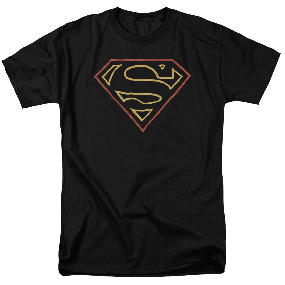 Superman Colored Shield - Men's Regular Fit T-Shirt Men's Regular Fit T-Shirt Superman   