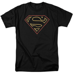 Superman Colored Shield - Men's Regular Fit T-Shirt Men's Regular Fit T-Shirt Superman   