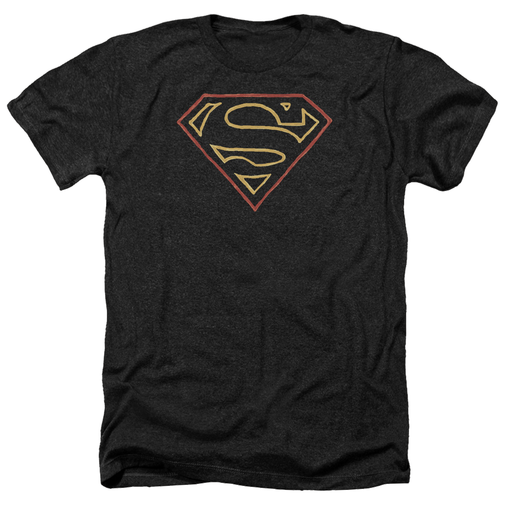 Superman Colored Shield - Men's Heather T-Shirt Men's Heather T-Shirt Superman   