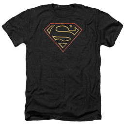 Superman Colored Shield - Men's Heather T-Shirt Men's Heather T-Shirt Superman   
