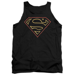 Superman Colored Shield - Men's Tank Top Men's Tank Superman   