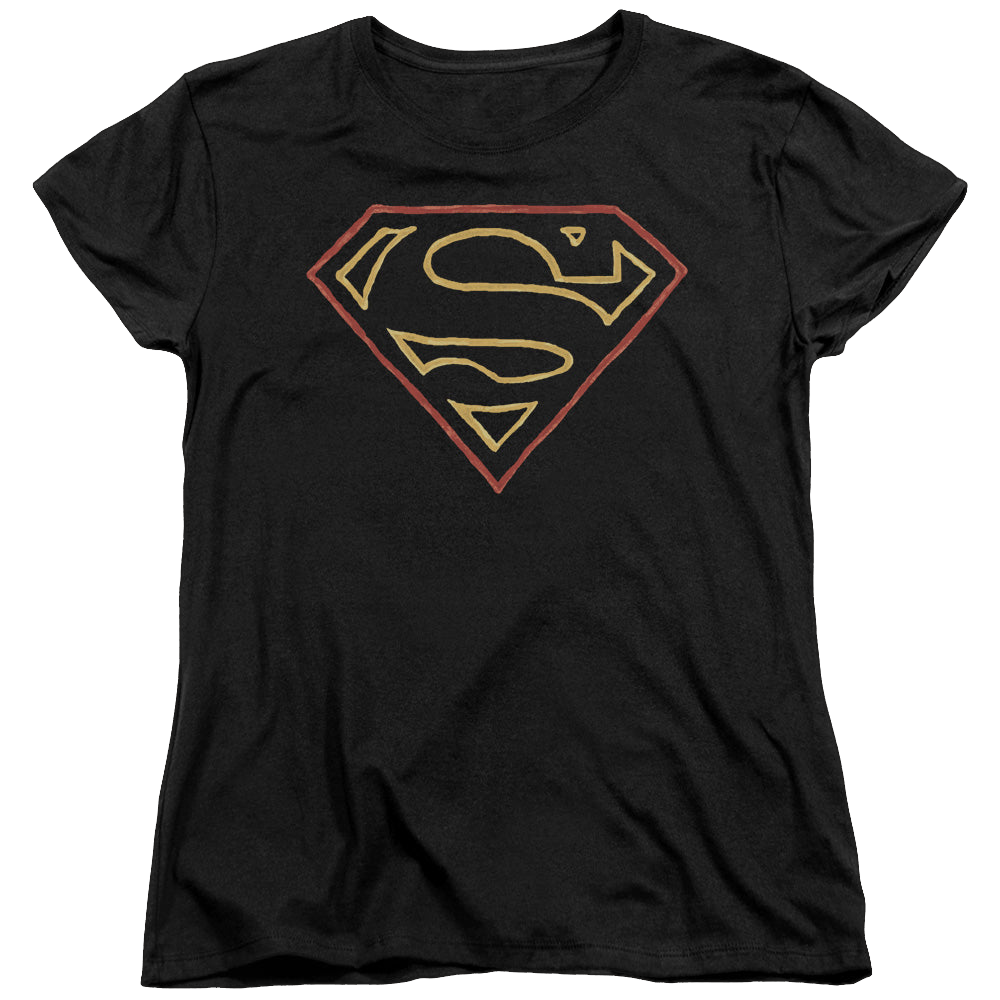 Superman Colored Shield - Women's T-Shirt Women's T-Shirt Superman   