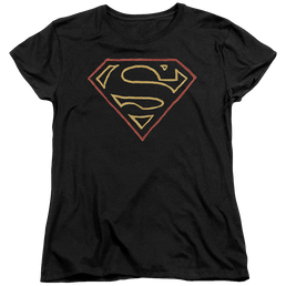 Superman Colored Shield - Women's T-Shirt Women's T-Shirt Superman   