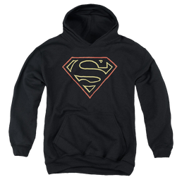 Superman Colored Shield - Youth Hoodie Youth Hoodie (Ages 8-12) Superman   