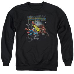 Superman Showdown - Men's Crewneck Sweatshirt Men's Crewneck Sweatshirt Superman   