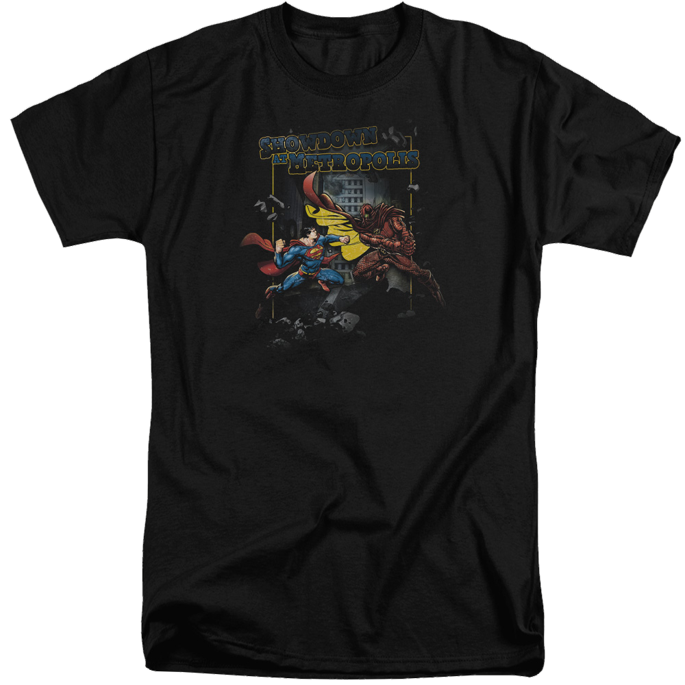 Superman Showdown - Men's Tall Fit T-Shirt Men's Tall Fit T-Shirt Superman   