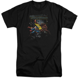 Superman Showdown - Men's Tall Fit T-Shirt Men's Tall Fit T-Shirt Superman   