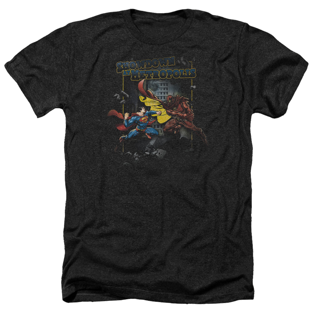 Superman Showdown - Men's Heather T-Shirt Men's Heather T-Shirt Superman   