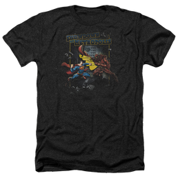 Superman Showdown - Men's Heather T-Shirt Men's Heather T-Shirt Superman   