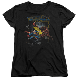 Superman Showdown - Women's T-Shirt Women's T-Shirt Superman   