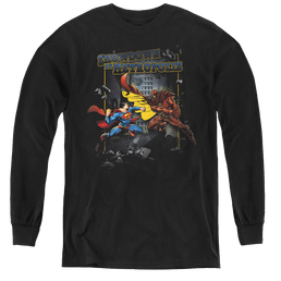 Superman Showdown - Youth Long Sleeve T-Shirt Youth Long Sleeve T-Shirt Superman   