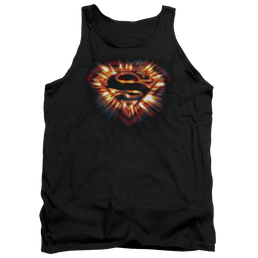Superman Space Burst Shield - Men's Tank Top Men's Tank Superman   