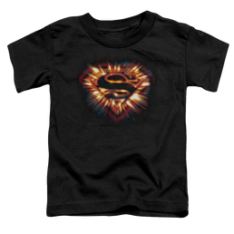 Superman Space Burst Shield - Toddler T-Shirt Toddler T-Shirt Superman   