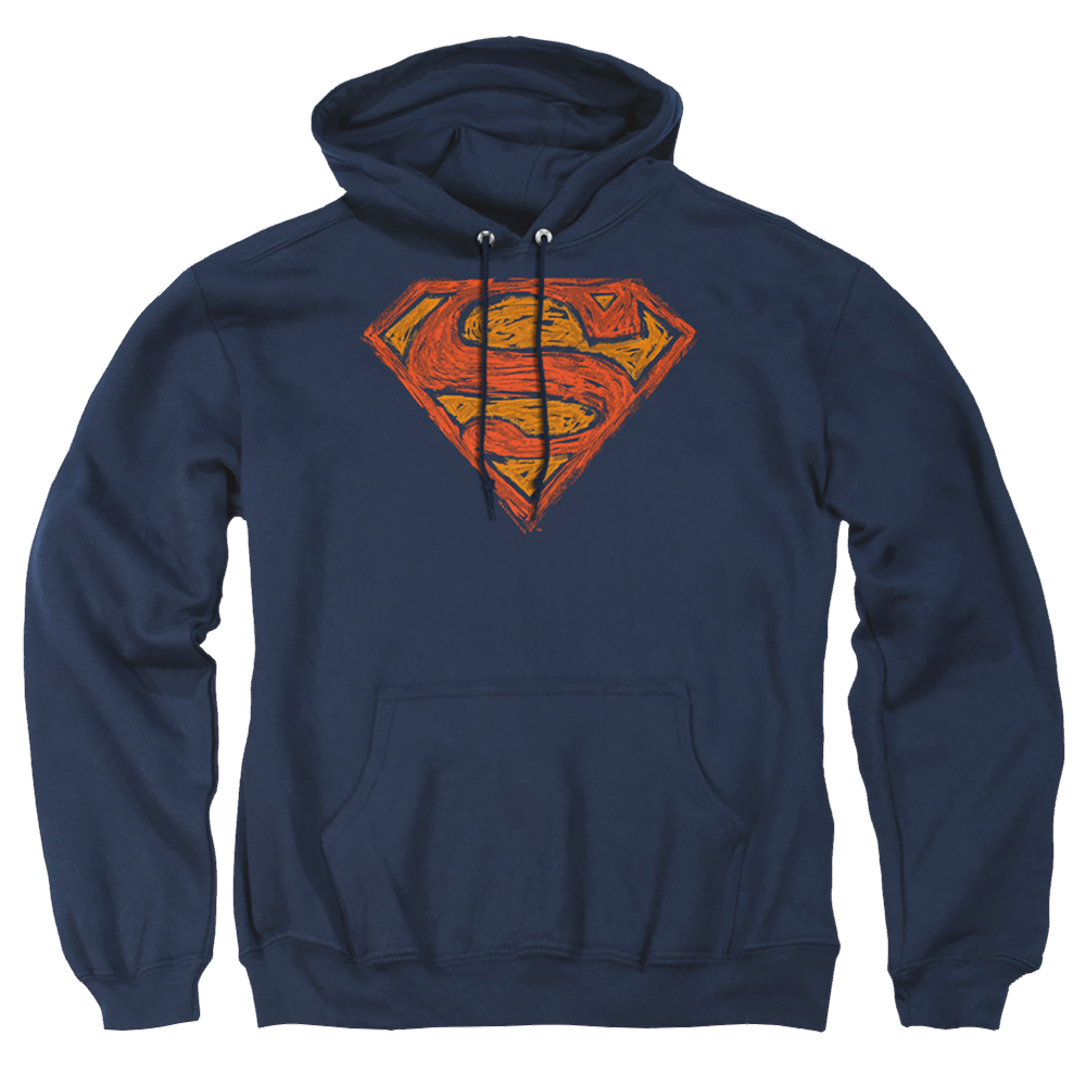 Superman Messy S - Pullover Hoodie Pullover Hoodie Superman   