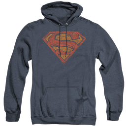 Superman Messy S - Heather Pullover Hoodie Heather Pullover Hoodie Superman   