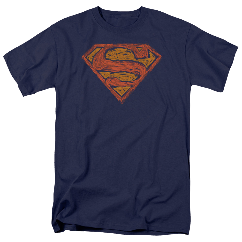 Superman Messy S - Men's Regular Fit T-Shirt Men's Regular Fit T-Shirt Superman   