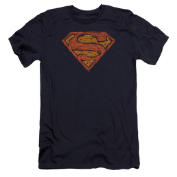 Superman Messy S - Men's Premium Slim Fit T-Shirt Men's Premium Slim Fit T-Shirt Superman   