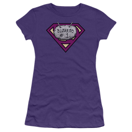 Superman Bizzaro # 1 Rock - Juniors T-Shirt Juniors T-Shirt Superman   