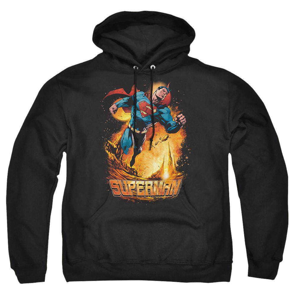 Superman Space Case - Pullover Hoodie Pullover Hoodie Superman   