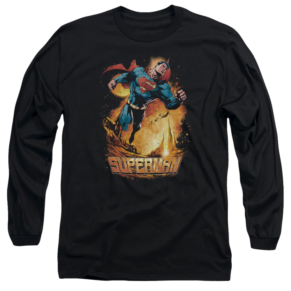 Superman Space Case - Men's Long Sleeve T-Shirt Men's Long Sleeve T-Shirt Superman   