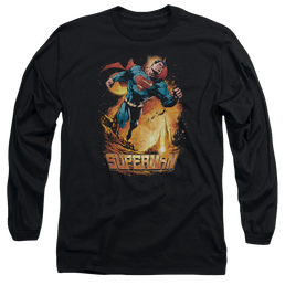 Superman Space Case - Men's Long Sleeve T-Shirt Men's Long Sleeve T-Shirt Superman   