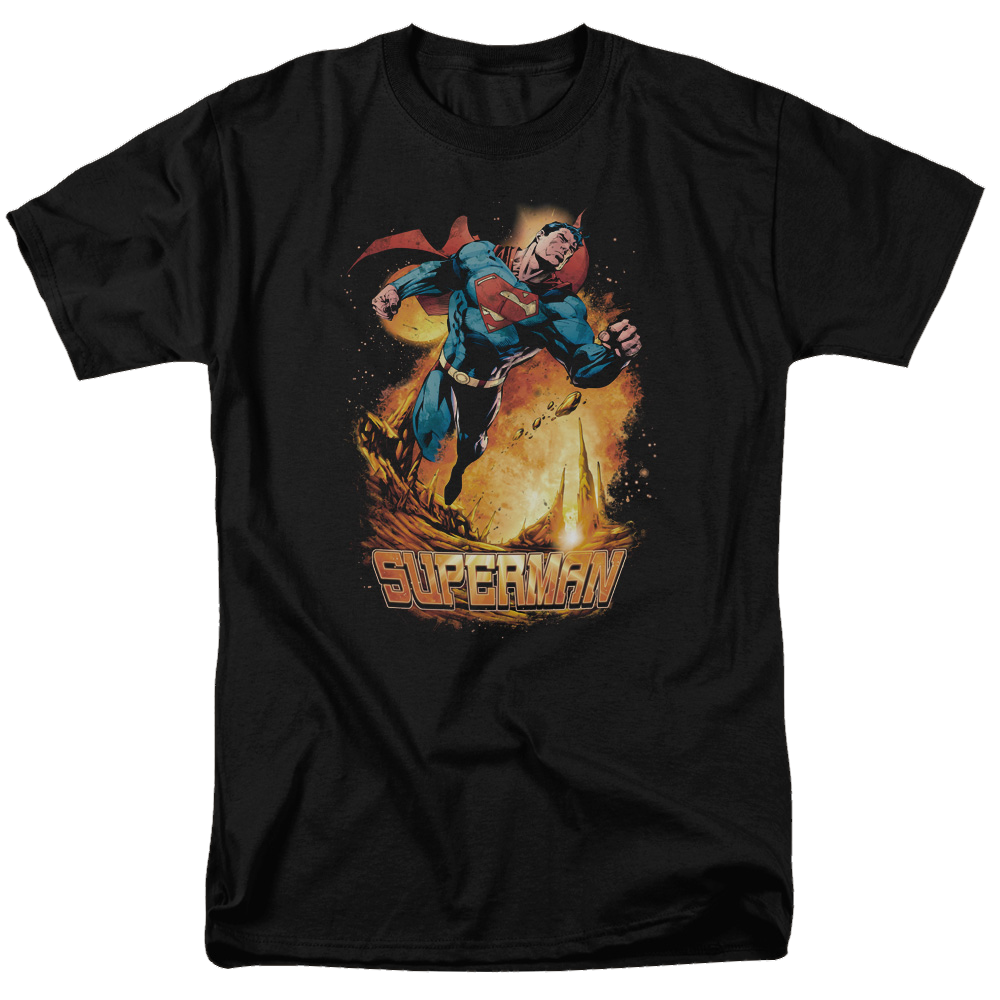 Superman Space Case - Men's Regular Fit T-Shirt Men's Regular Fit T-Shirt Superman   