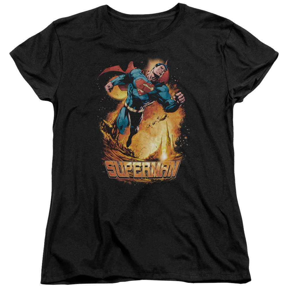 Superman Space Case - Women's T-Shirt Women's T-Shirt Superman   