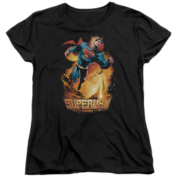 Superman Space Case - Women's T-Shirt Women's T-Shirt Superman   