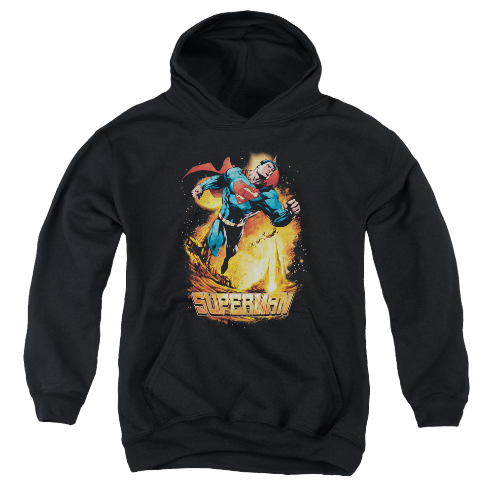 Superman Space Case - Youth Hoodie Youth Hoodie (Ages 8-12) Superman   