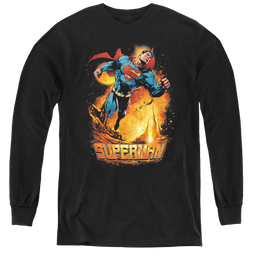 Superman Space Case - Youth Long Sleeve T-Shirt Youth Long Sleeve T-Shirt Superman   
