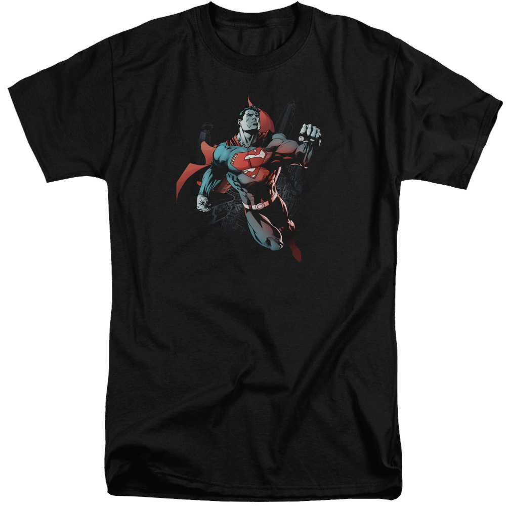 Superman Up In The Sky - Men's Tall Fit T-Shirt Men's Tall Fit T-Shirt Superman   